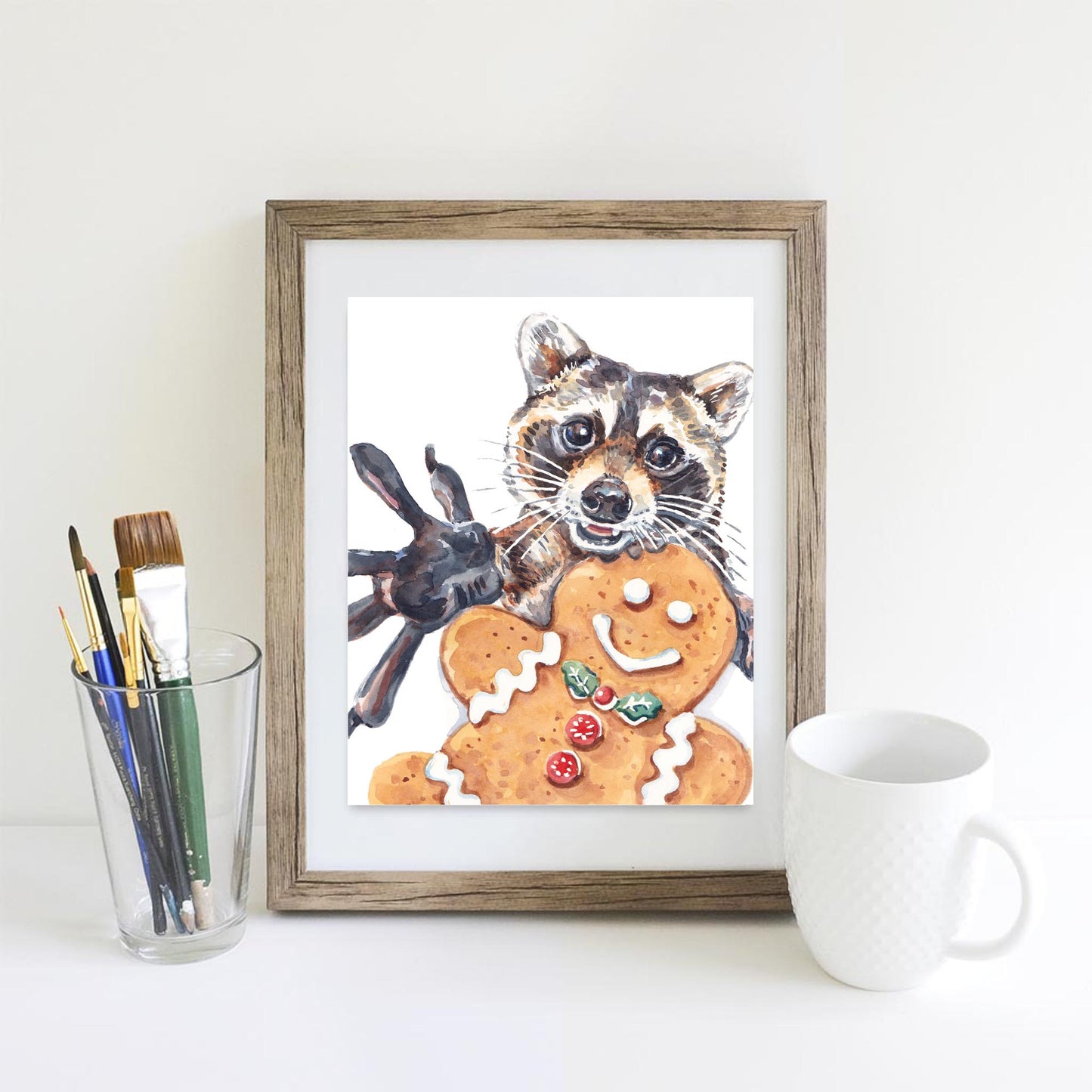 Reach for Christmas Art Print