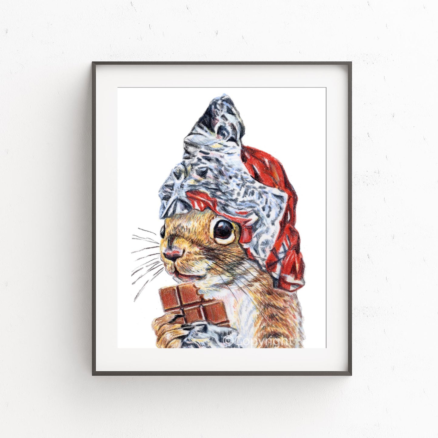 Tin Foil Chocolate Print
