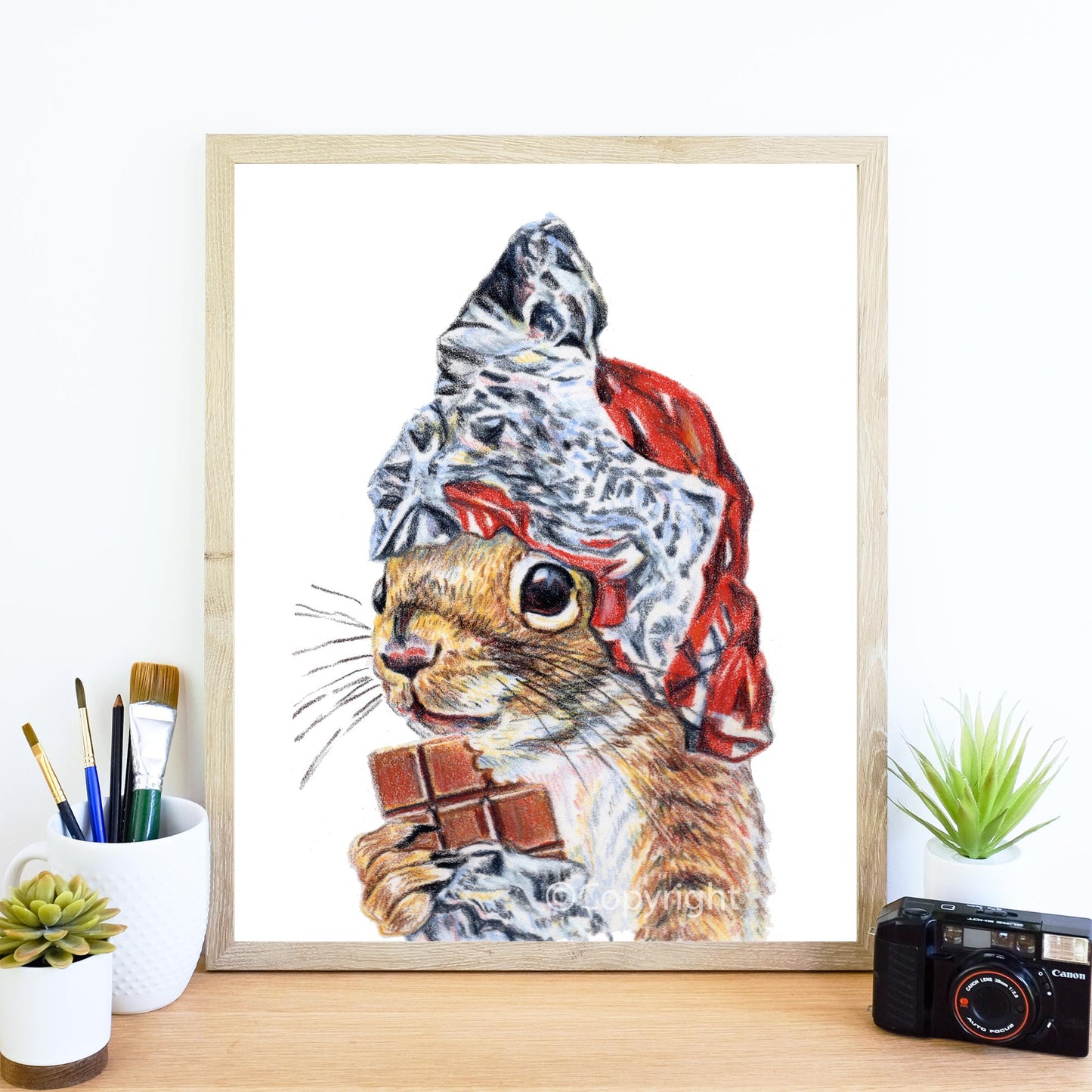 Tin Foil Chocolate Print