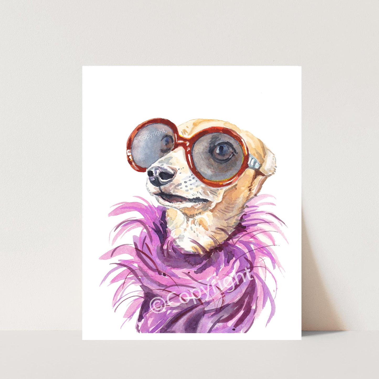 A Dog Called Glamour Print