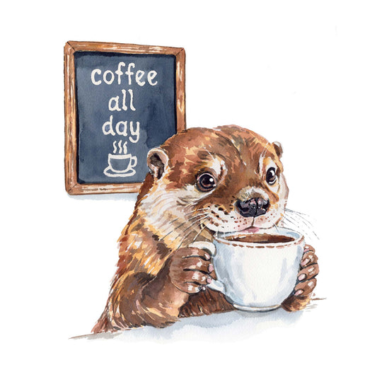 Coffee All Day Print
