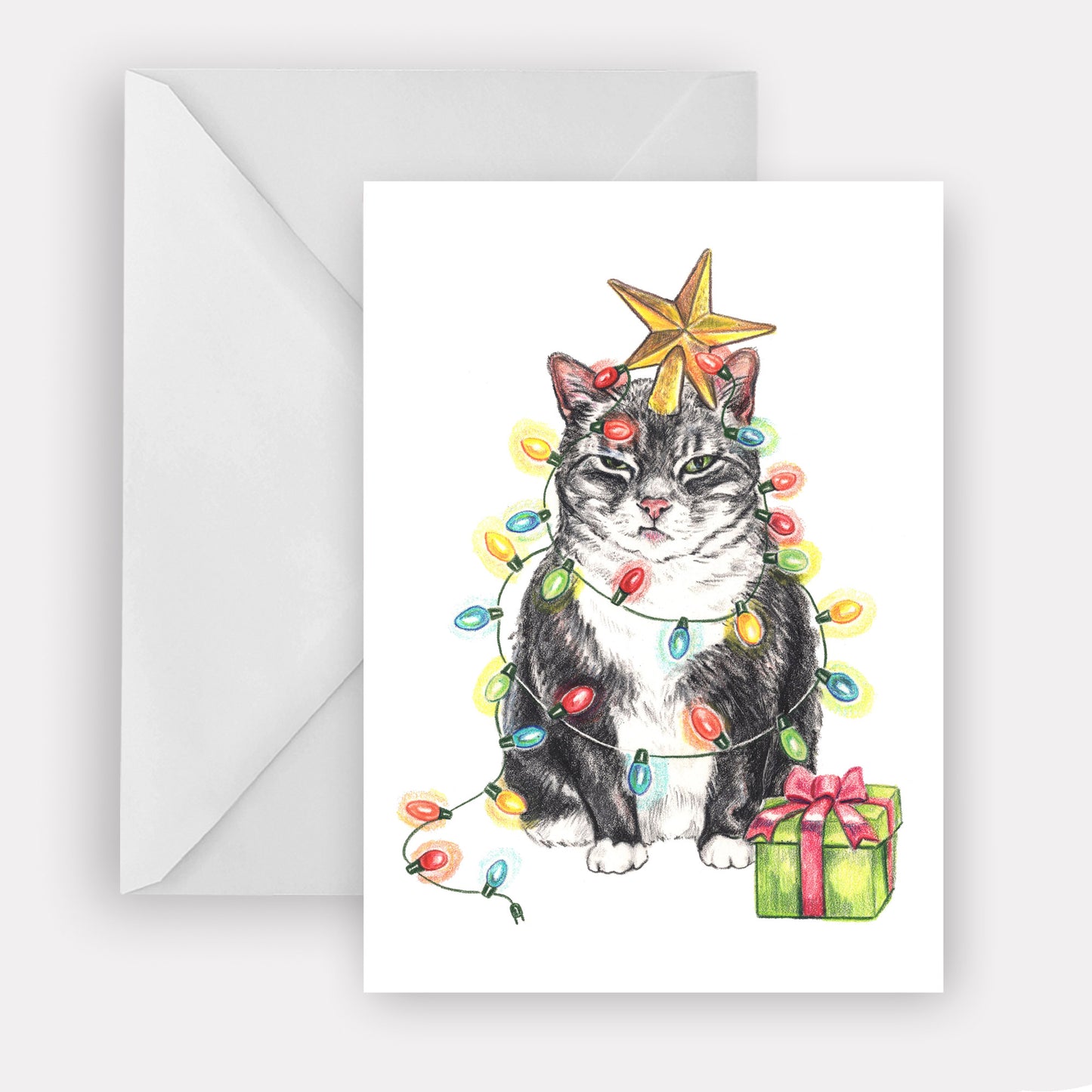 Happy Catmas Card