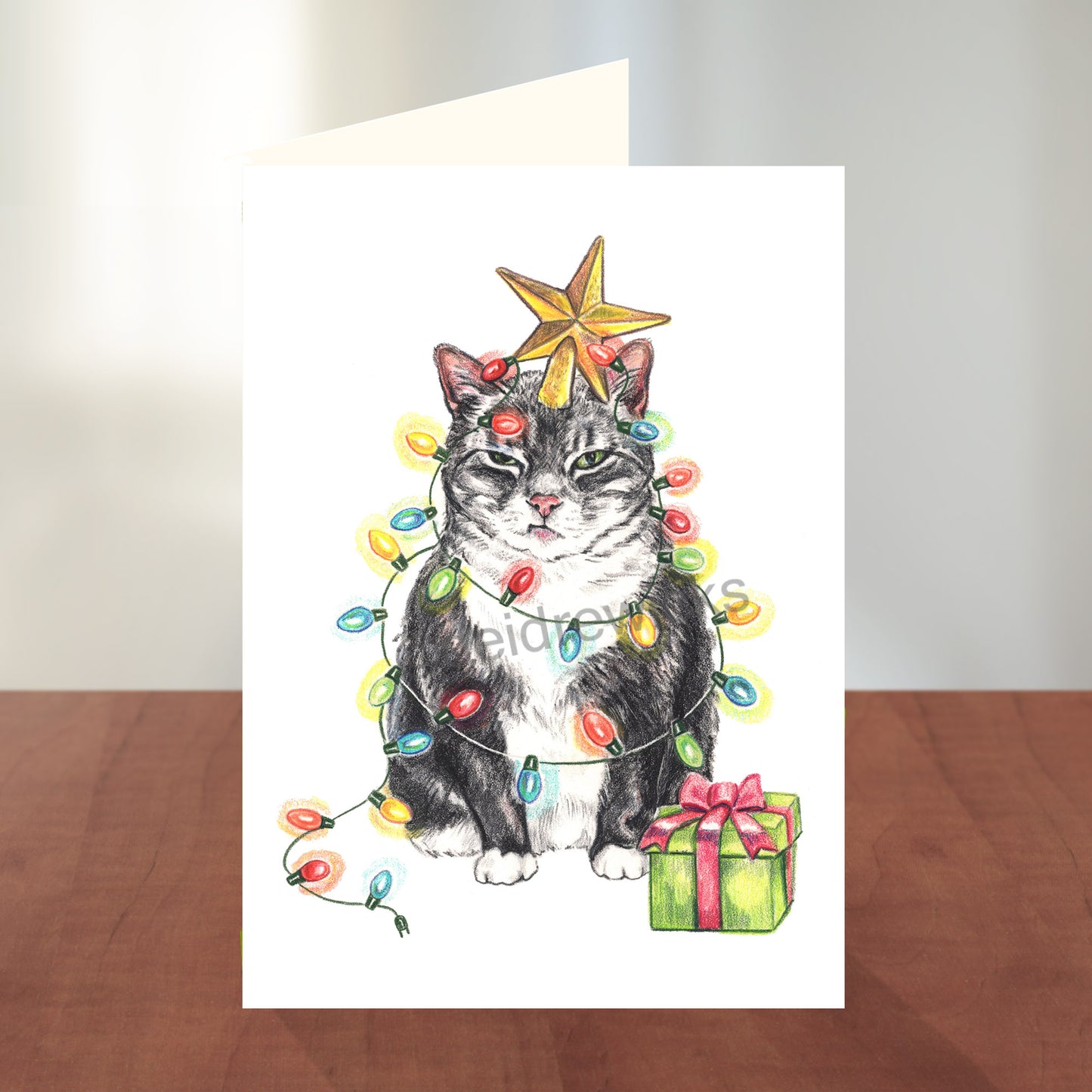 Happy Catmas Card