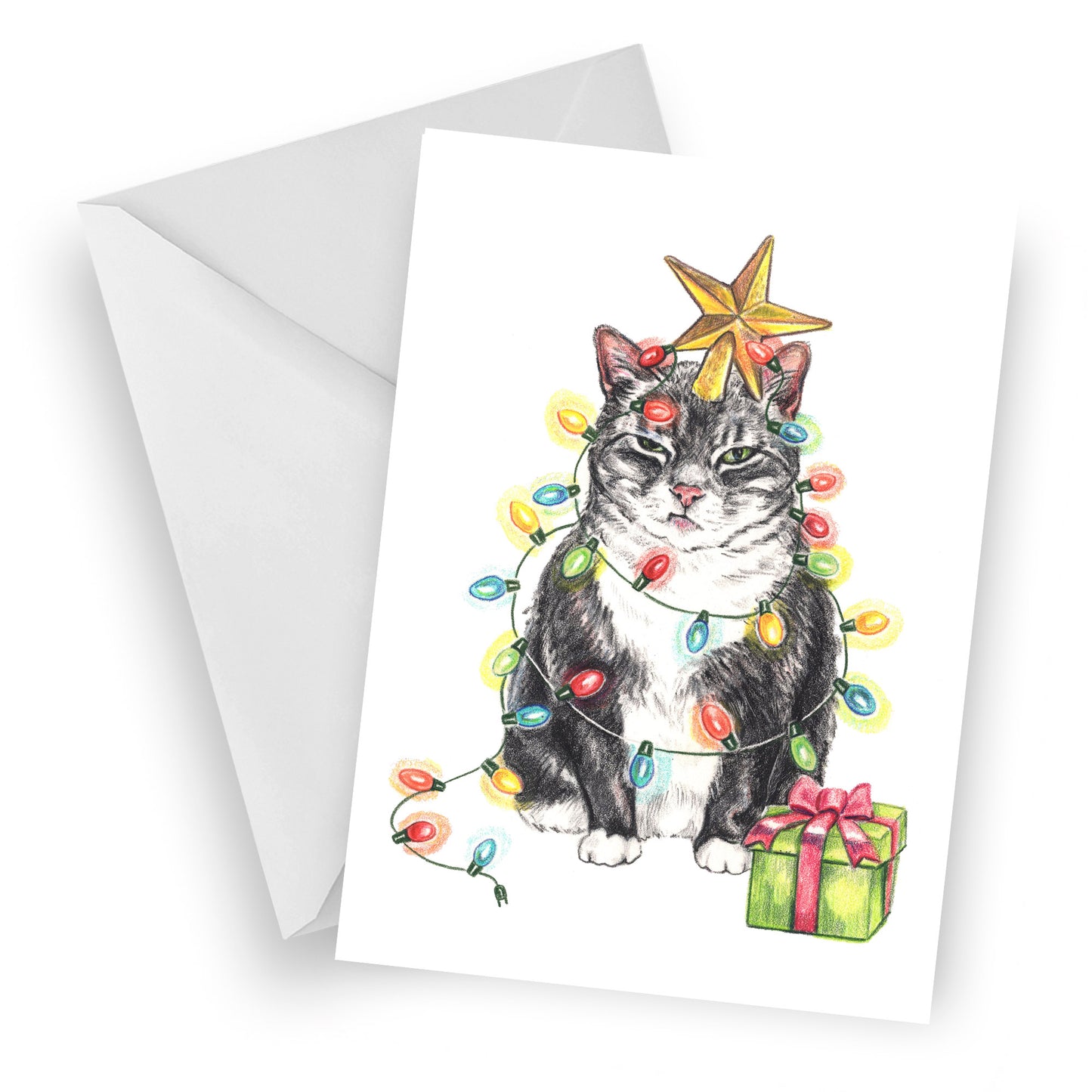 Happy Catmas Card