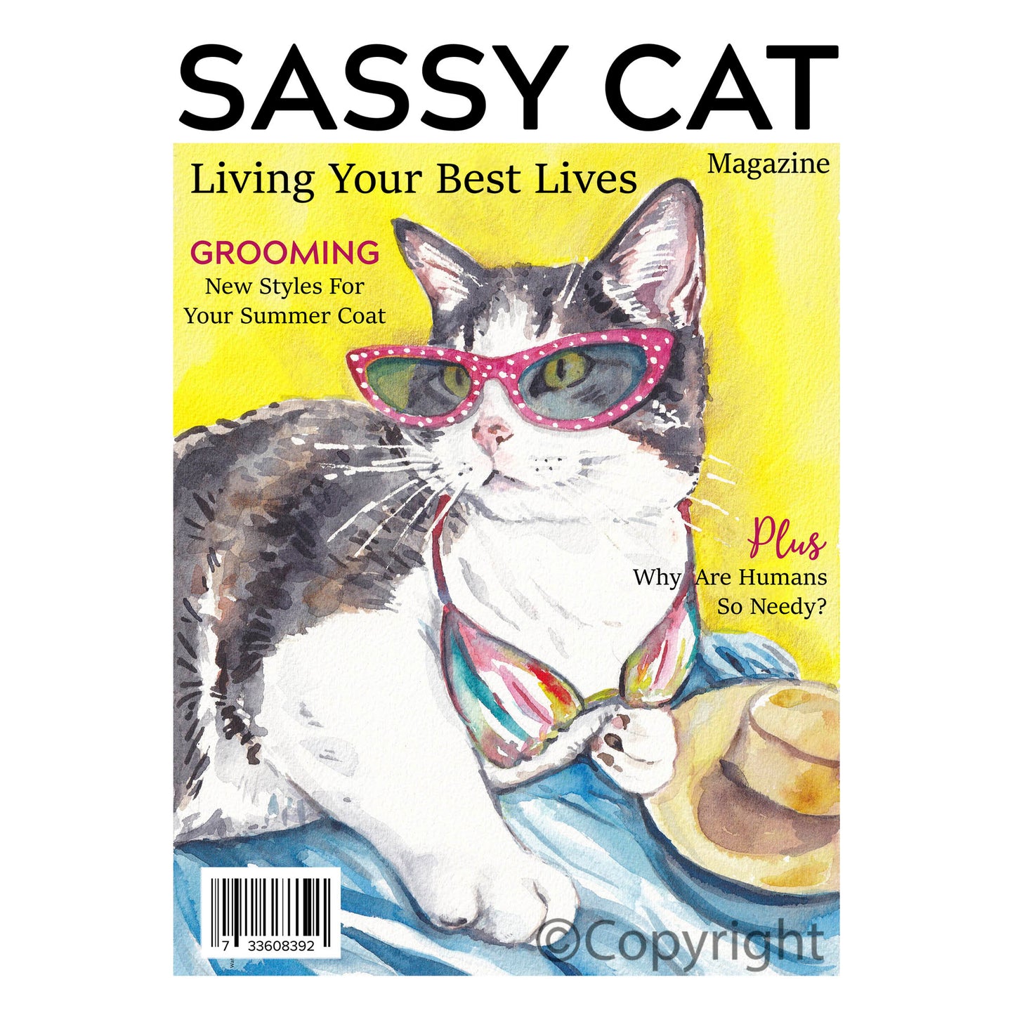 Sassy Cat Magazine Print