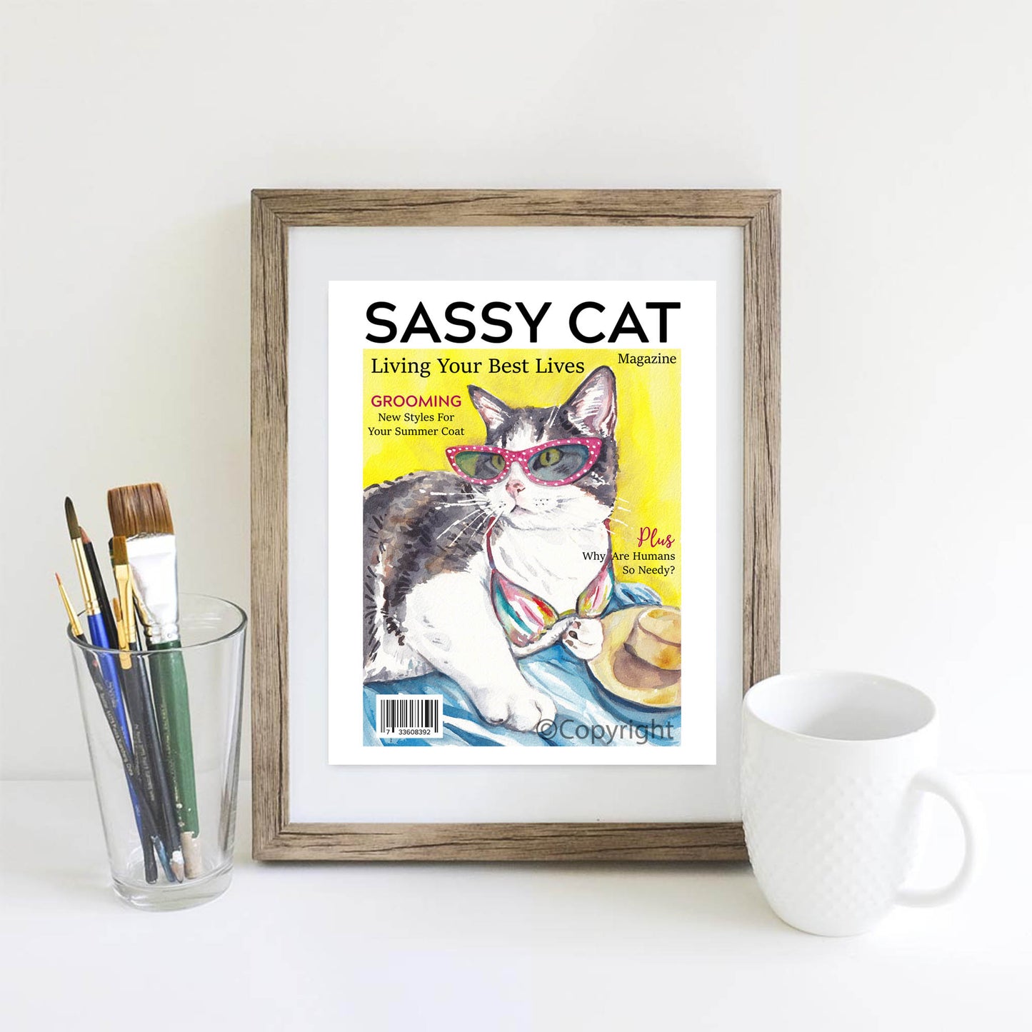 Sassy Cat Magazine Print