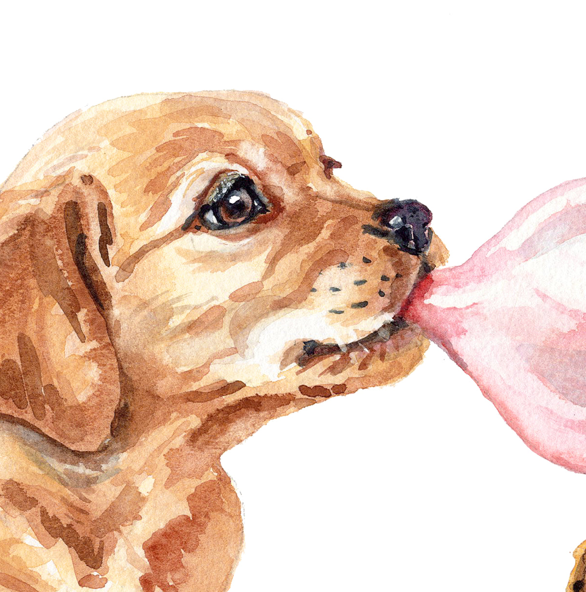 Siblings Cat and Dog Print