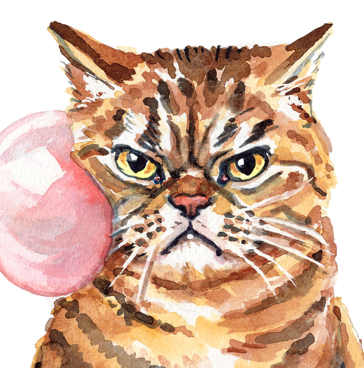 Siblings Cat and Dog Print