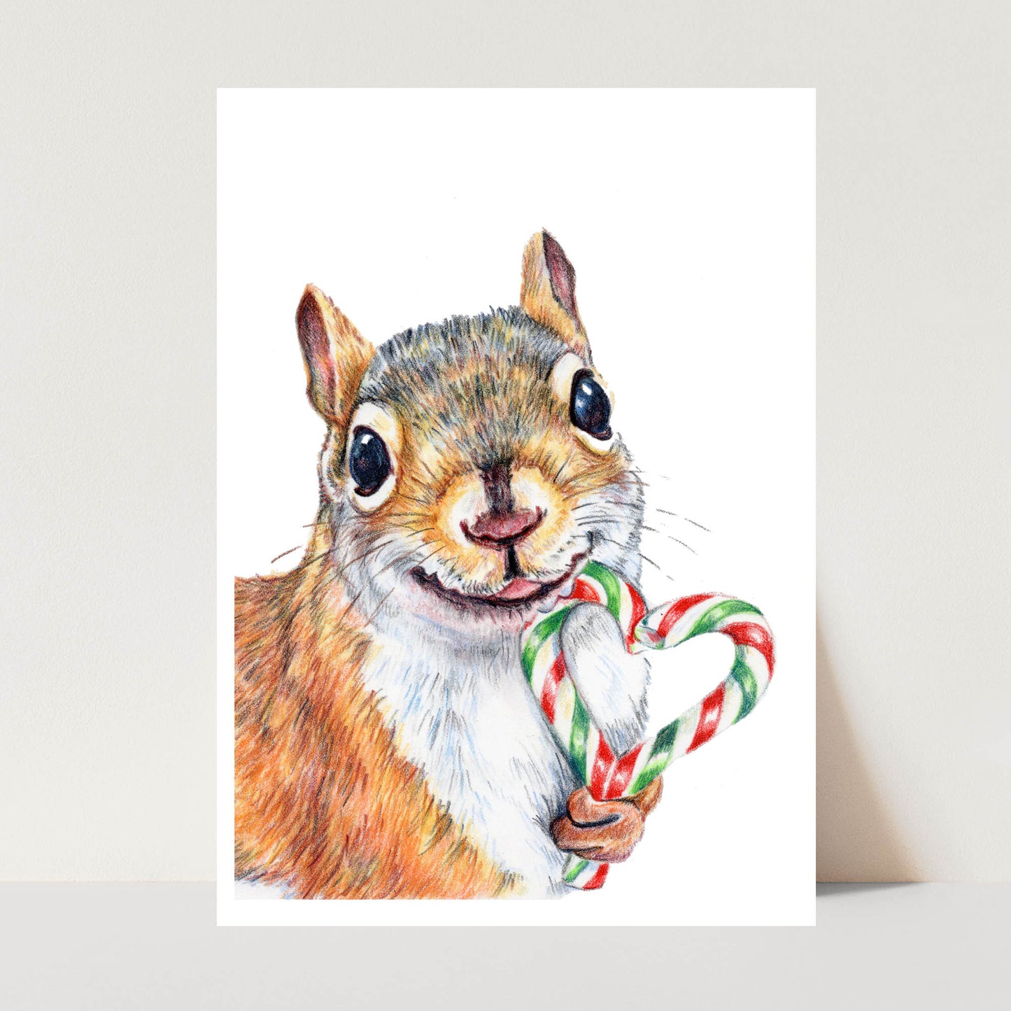 Sugar Sweet Squirrel Print