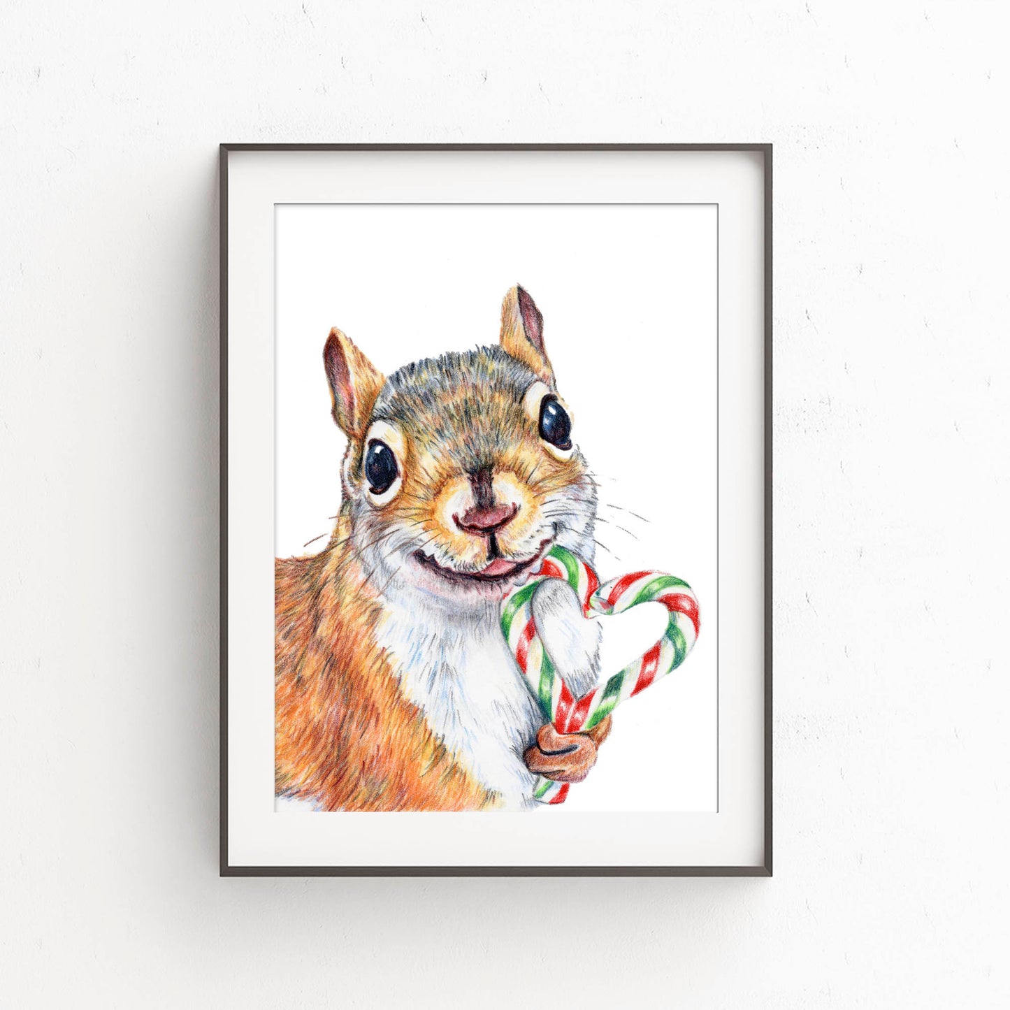 Sugar Sweet Squirrel Print