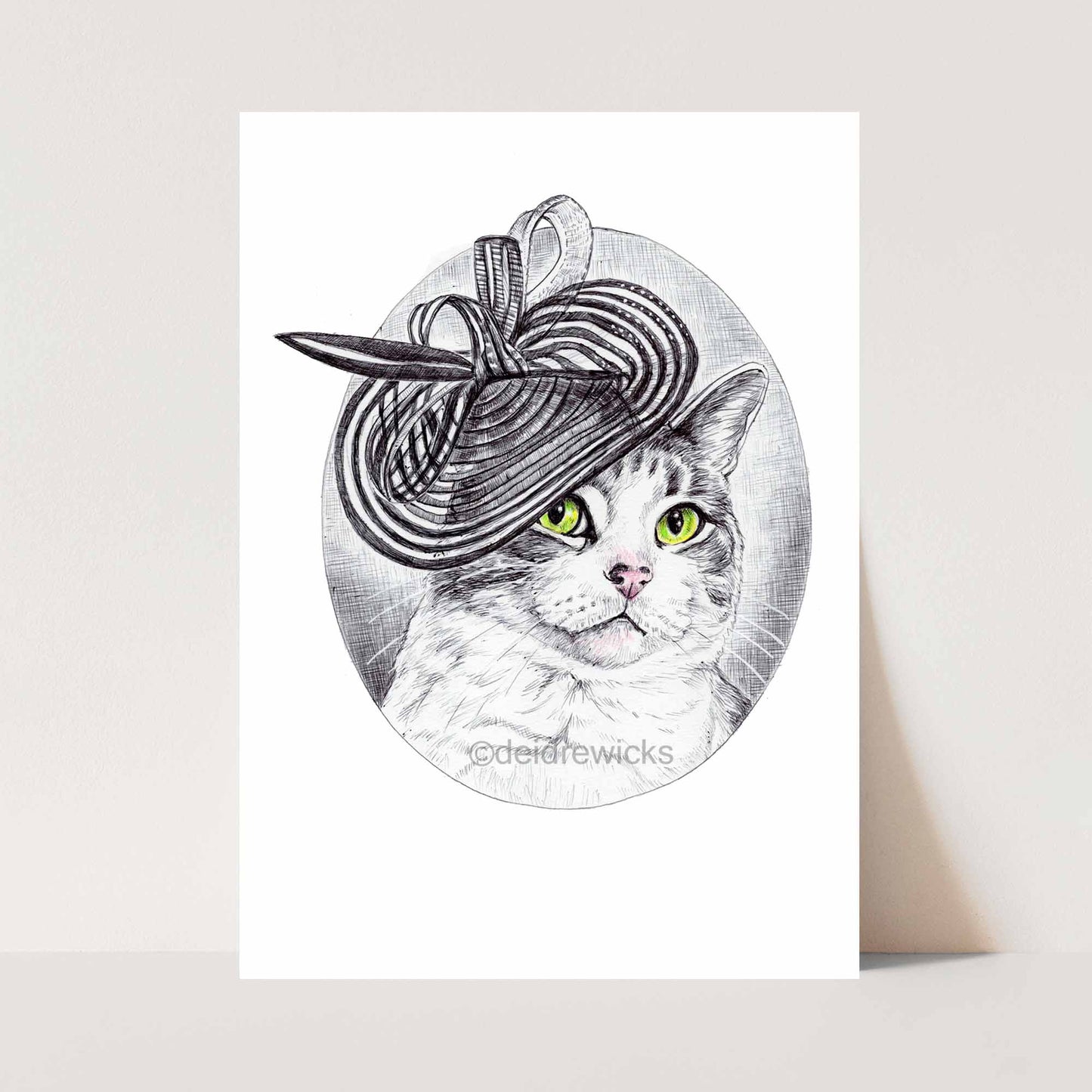 I am Royalty Cat Print